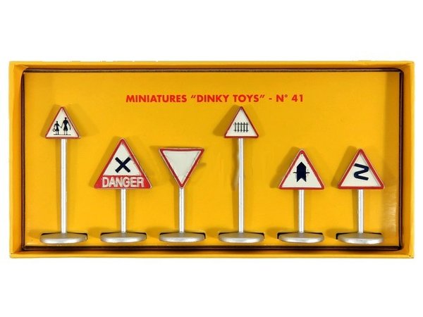 Panneaux de signalisation Route DINKY TOYS/ATLAS