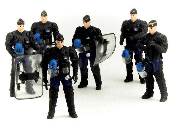 Figurines Gendarmes mobiles PERFEX