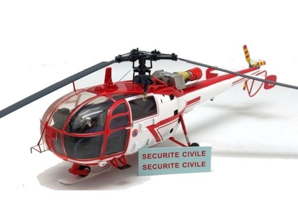 Sud Aviation Alouette 3 Sécurité civile ALERTE