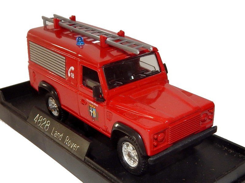 SOLIDO n°4828 SUPERBE LAND ROVER POMPIERS NEUF EN BOITE 1/43 A8 
