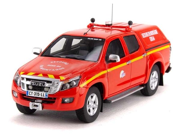 Isuzu D-MAX secours en montagne Pompiers ALARME