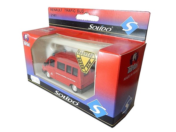 Renault Trafic bus Pompiers SOLIDO