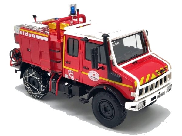 Mercedes Unimog 1550 CCF Pompiers ALERTE