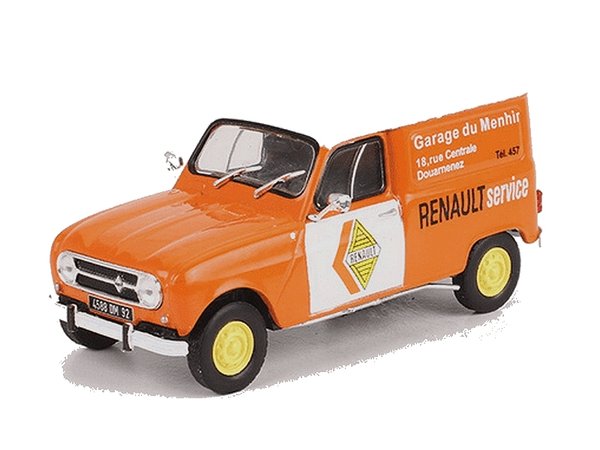 Renault 4 fourgonnette surélevée "Renault Service" IXO/HACHETTE
