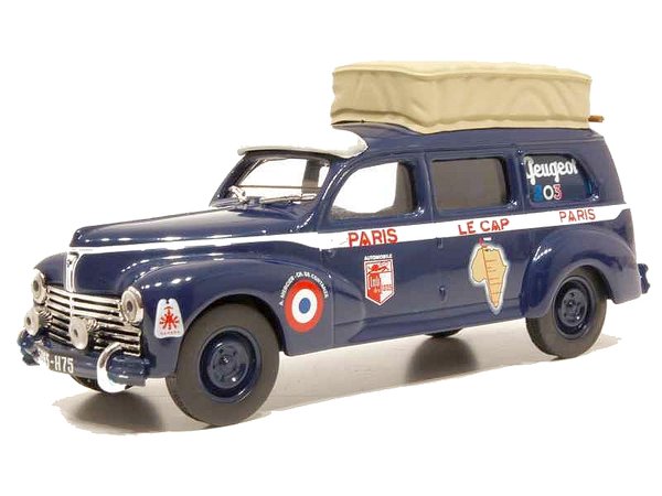 Peugeot 203 commerciale 1951 "Raid Paris Le Cap" NOREV/HACHETTE